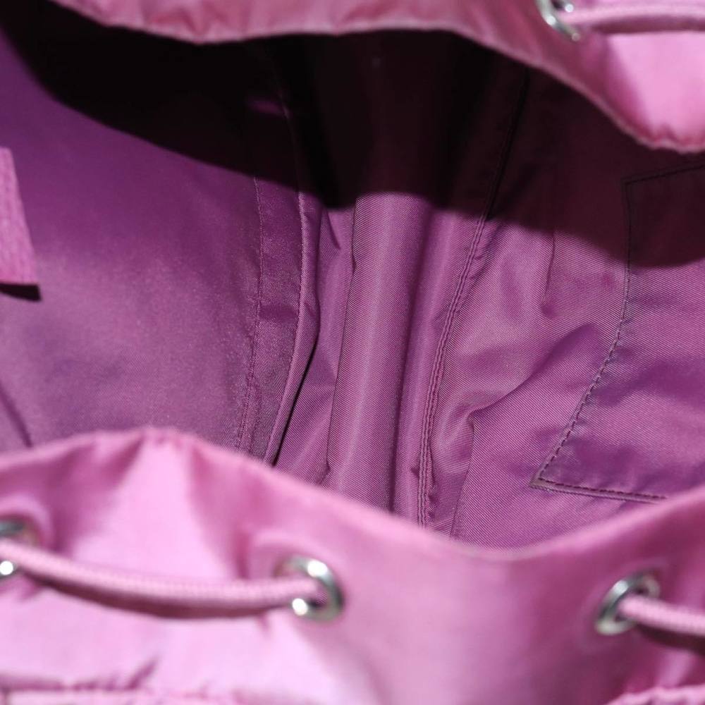 GUCCI GG Canvas Backpack Nylon Purple Silver 406361 Auth 86158 - Picture 11 of 16